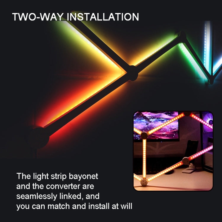 JSK-P22 Smart RGB Mosaic Light Rhythm Light Support Amazon Alexa / Google Assistant /DuerOS EU Plug(Black) - Novelty Lighting by PMC TechLife | Online Shopping South Africa | PMC TechLife