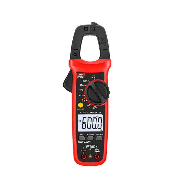 UNI-T  UT204+ 600A  Digital Clamp Meter AC DC Voltage Detector - free shipping - PMC TechLife - Order now!