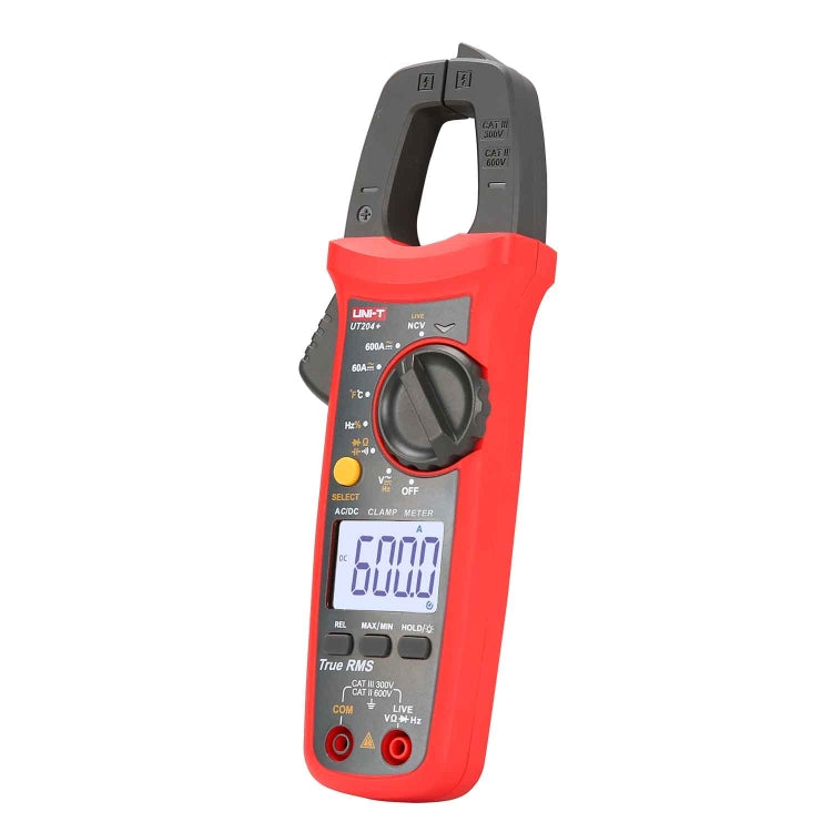 UNI-T  UT204+ 600A  Digital Clamp Meter AC DC Voltage Detector - free shipping - PMC TechLife - Order now!