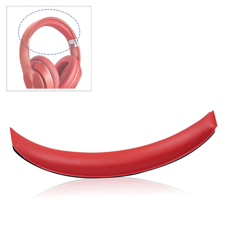 Protein Skin Headband Pad For Edifier W820BT / W828NB(Red) - Earmuff & Pad by PMC Jewellery | Online Shopping South Africa | PMC Jewellery