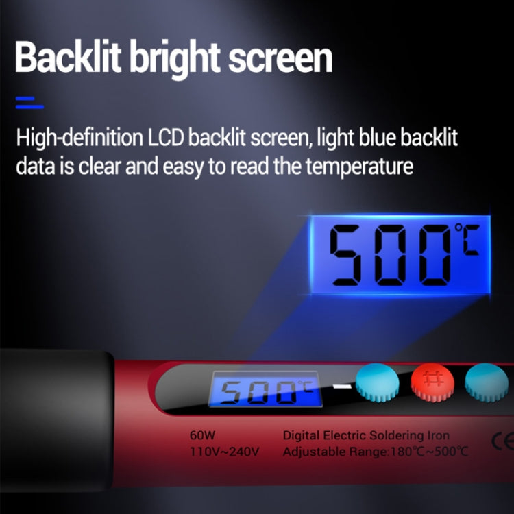 ANENG 60W Adjustable Temperature Electric Soldering Iron Welding Tool, US Plug(SL103) - free shipping - PMC TechLife - Order now!