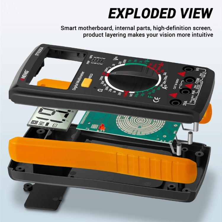 ANENG Automatic High-Precision Intelligent Digital Multimeter, Model:DT9205A HOLD Key(Red) - free shipping - PMC TechLife - Order now!