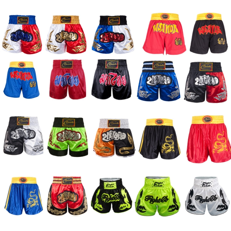 ZhuoAo Muay Thai/Boxing/Sanshou/Fighting Shorts for Men and Women, Size:XL(Pretty Green) - Sportswear by ZhuoAo | Online Shopping South Africa | PMC Jewellery