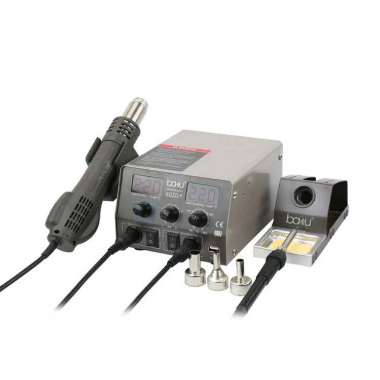 BAKU BA-602D+ Welding Station Set Dual Digital Display Mobile Phone Repair Tin Welding Tool, Specification:US Plug - free shipping - PMC TechLife - Order now!
