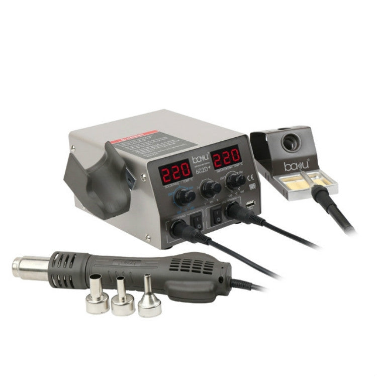 BAKU BA-602D+ Welding Station Set Dual Digital Display Mobile Phone Repair Tin Welding Tool, Specification:US Plug - free shipping - PMC TechLife - Order now!