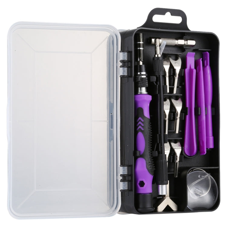 135 in 1 DIY Mobile Phone Disassembly Tool Clock Repair Multi-function Tool Screwdriver Set(Black Purple) - Screwdriver Set by PMC Jewellery | Online Shopping South Africa | PMC Jewellery