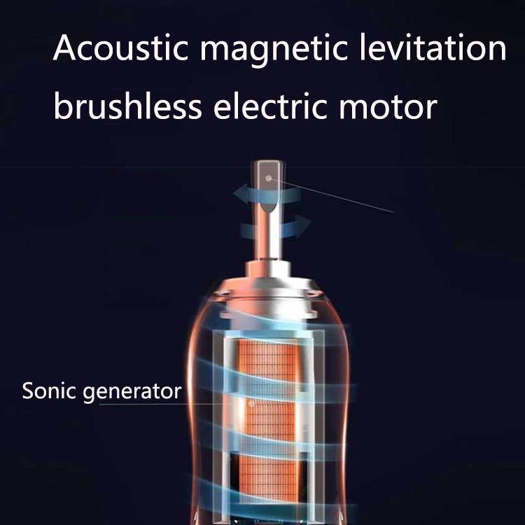 V6 Adult Magnetic Levitation Sonic Household Smart Electric Toothbrush Couple Soft Toothbrush, Style: Wireless Charge Model(Magic Blue) - Toothbrushes by PMC TechLife | Online Shopping South Africa | PMC TechLife