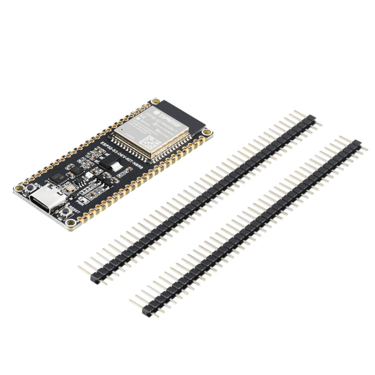 Waveshare ESP32-S3 Microcontroller 2.4GHz Wi-Fi Development Board ESP32-S3-WROOM-1-N8R8 Module Standard Ver. With Pinheader - Arduino Nucleo Accessories by Waveshare | Online Shopping South Africa | PMC TechLife | Buy Now Pay Later Mobicred
