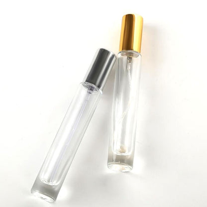 10 PCS Perfume Glass Bottle Transparent Glass Spray Empty Bottle Portable Sub-packing Travel Perfume Bottle, Capacity:10ml(Round Bottle Color Random Delivery) - Cosmetics bottle by PMC Jewellery | Online Shopping South Africa | PMC Jewellery