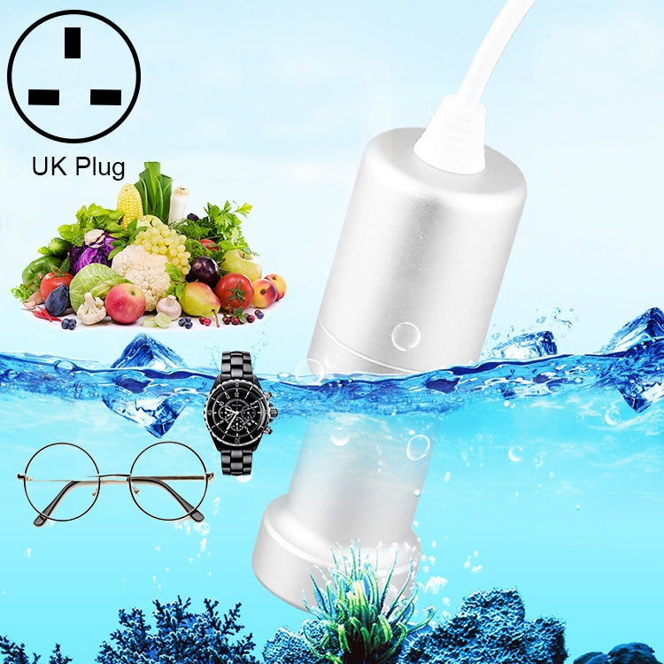JeKen CE-9600 Household Ultrasonic Cleaner Vegetable Washing Glasses Watch Jewelry Cleaner(UK Plug) - Washing Machines & Accessories by JeKen | Online Shopping South Africa | PMC TechLife | Buy Now Pay Later Mobicred