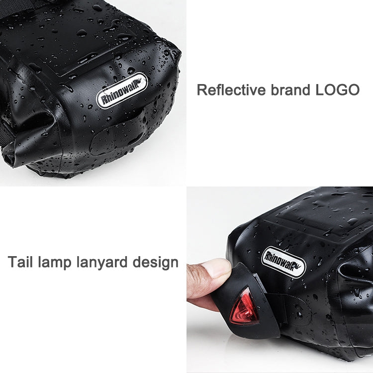 Rhinowalk TF550 Bicycle Tail Bag Waterproof Bicycle Saddle Bag Mountain Bike Back Seat Bag Riding Bag - free shipping - PMC TechLife - Order now!