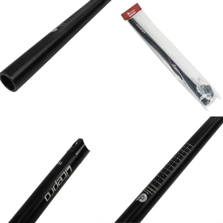 Litepro 412 Folding Bicycle Seatpost 33.9mm LP Plum Blossom Seat Tube, Colour: Black - free shipping - PMC TechLife - Order now!