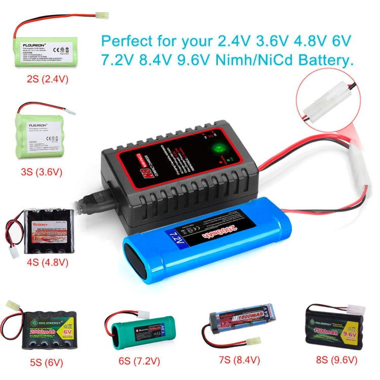 HTRC N8 Ni-MH Ni-Cr Battery Charger Smart Balance Charger, EU Plug - Charger by HTRC | Online Shopping South Africa | PMC TechLife | Buy Now Pay Later Mobicred