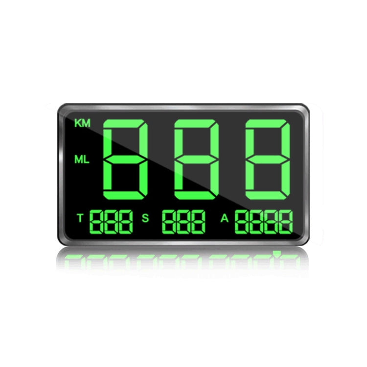 Kingneed C80 4.5inch HUD Car Head-up Display GPS Speed Meter Overspeed Alarm Mileage Altitude Clock(Black) - free shipping - PMC TechLife - Order now!