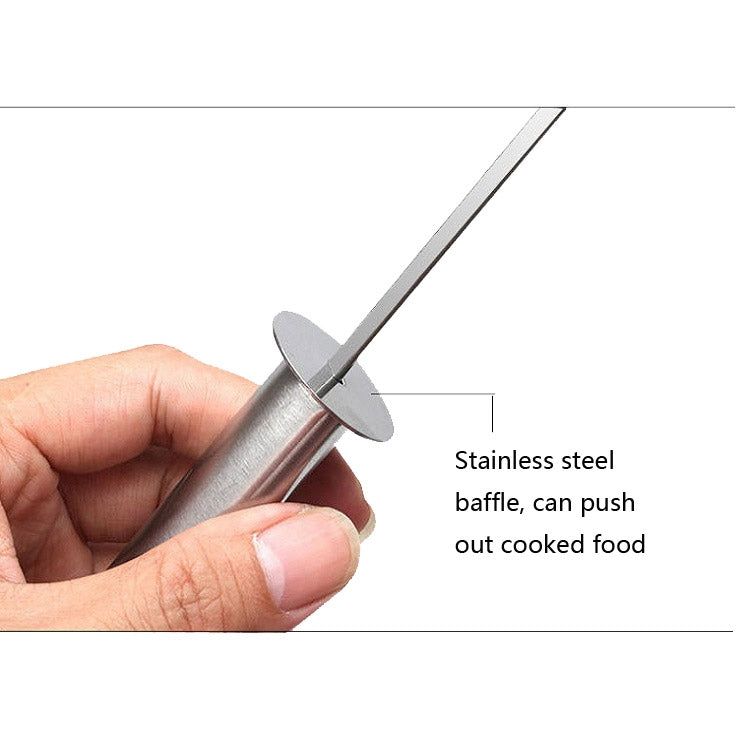5 PCS Barbecue Pin With Handle BBQ Stainless Steel Grill Skewer Grill Pin With Heat-proof Handle - Cookwares & Tablewares by PMC TechLife | Online Shopping South Africa | PMC TechLife | Buy Now Pay Later Mobicred