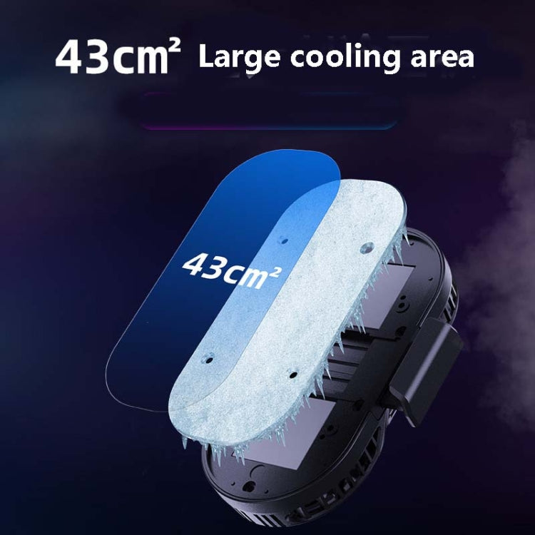 AH-102 Type-C / USB-C + USB Interface Dual Cooling And Fast Cooling Mobile Phone Radiator for 4-6.5 inch Mobile Phones, Power Cable Length: 1.5m( White) - Cooling Fan Radiator by PMC TechLife | Online Shopping South Africa | PMC TechLife | Buy Now Pay Later Mobicred