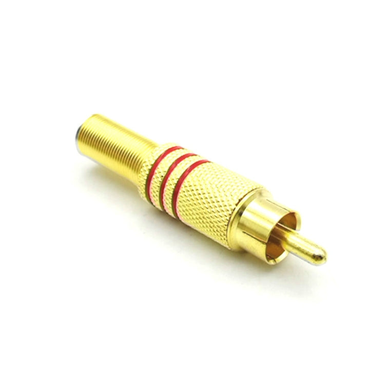 30 PCS / 15 Pairs RCA Lotus Head AV Audio and Video Plug Plum Blossom Plug Lotus Head RCA Head(Color Random Delivery) - free shipping - PMC TechLife - Order now!