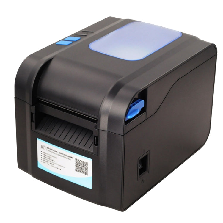 Xprinter XP-370B Barcode Printer Self-adhesive QR Code Printer Label Clothing Tag Thermal Ticket Machine(UK Plug) - free shipping - PMC TechLife - Order now!