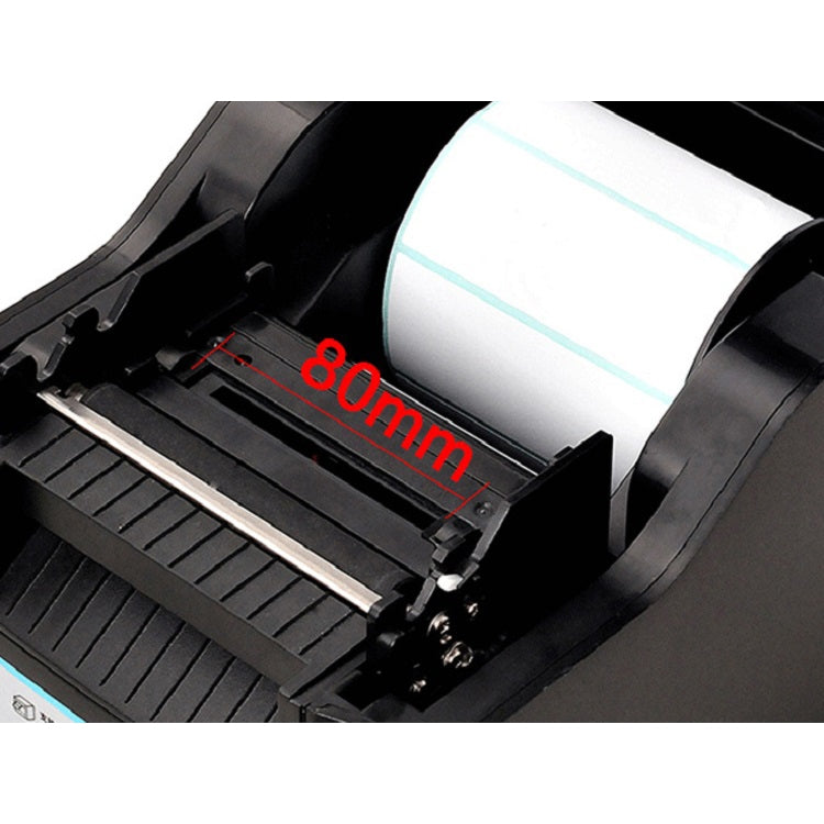 Xprinter XP-370B Barcode Printer Self-adhesive QR Code Printer Label Clothing Tag Thermal Ticket Machine(EU Plug) - free shipping - PMC TechLife - Order now!
