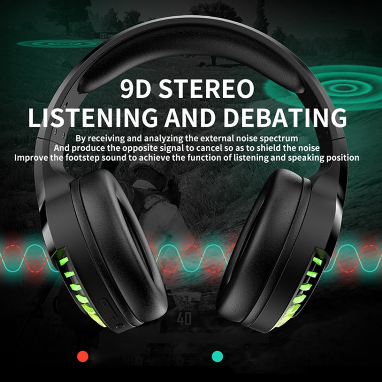 SH33 Bluetooth Wired Dual-mode RGB Headset Mobile Phone Heavy Bass Noise Reduction Gaming Headset( Pink) - Multimedia Headset by PMC TechLife | Online Shopping South Africa | PMC TechLife