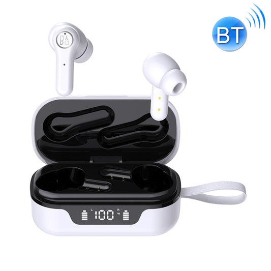 ANC Business Sports TWS Stereo Dual Ears Bluetooth V5.0+EDR Earphone with Charging Box(White) - TWS Earphone by PMC Jewellery | Online Shopping South Africa | PMC Jewellery