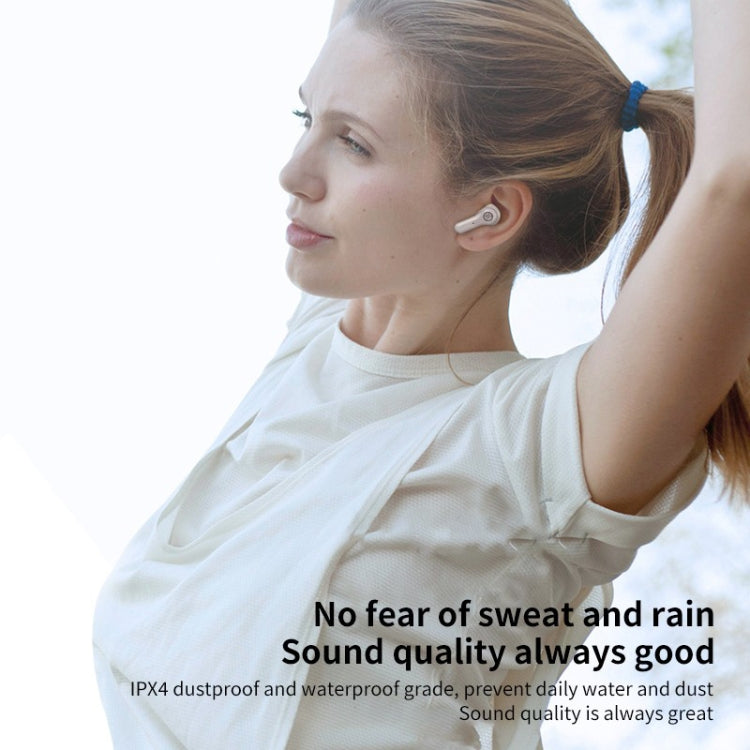 ANC Business Sports TWS Stereo Dual Ears Bluetooth V5.0+EDR Earphone with Charging Box(White) - TWS Earphone by PMC TechLife | Online Shopping South Africa | PMC TechLife