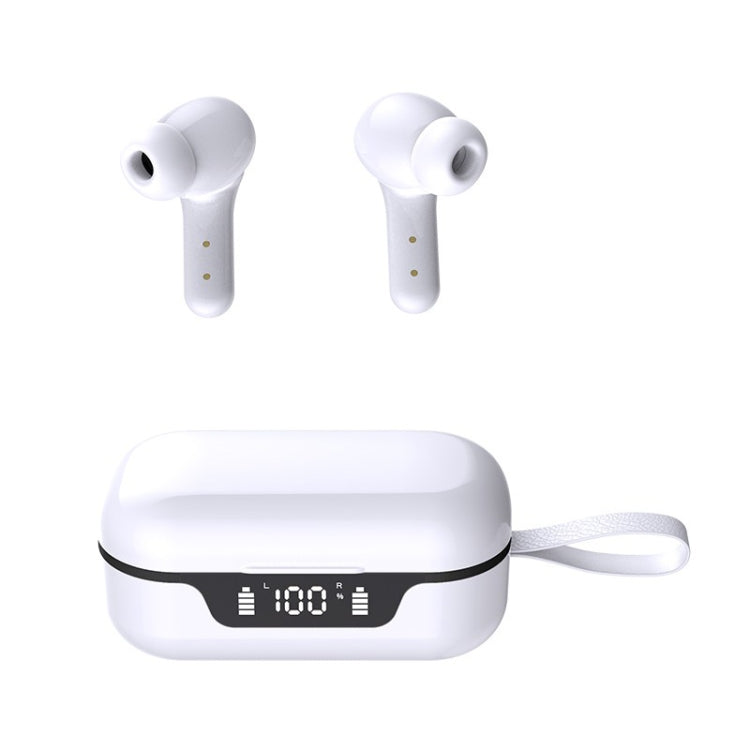 ANC Business Sports TWS Stereo Dual Ears Bluetooth V5.0+EDR Earphone with Charging Box(White) - TWS Earphone by PMC TechLife | Online Shopping South Africa | PMC TechLife
