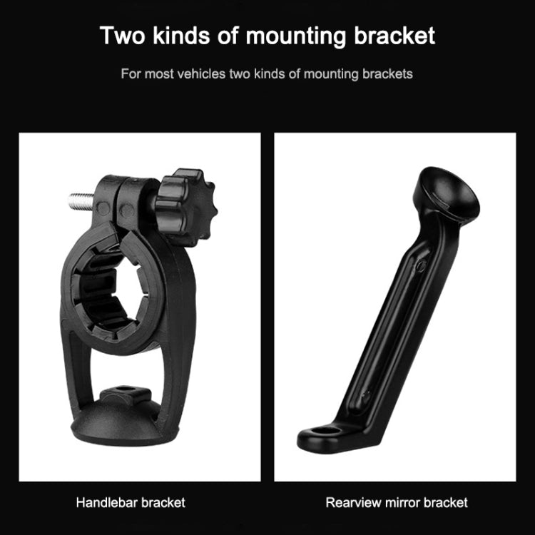Mountain Bike Card Holder Touch Screen Mobile Phone Holder Motorcycle Electric Vehicle Waterproof Navigation Bracket Shade Mobile Phone Holder, Style:Handlebars(Black) - free shipping - PMC TechLife - Order now!