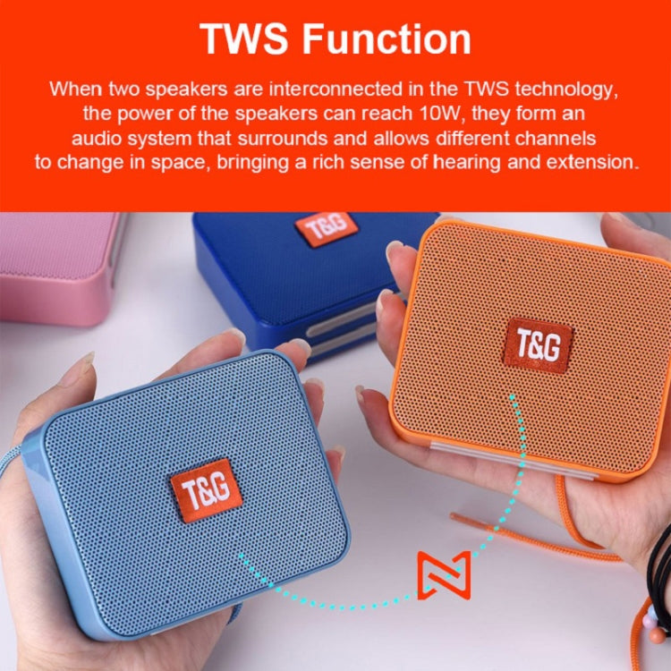 T&G TG166 Color Portable Wireless Bluetooth Small Speaker(Brown) - Mini Speaker by T&G | Online Shopping South Africa | PMC Jewellery