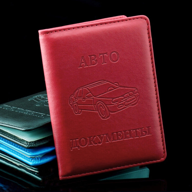 Russian PU Leather Cover Driving License Card Credit Holder Purse Wallet - Card & Passport Bags by PMC TechLife | Online Shopping South Africa | PMC TechLife | Buy Now Pay Later Mobicred
