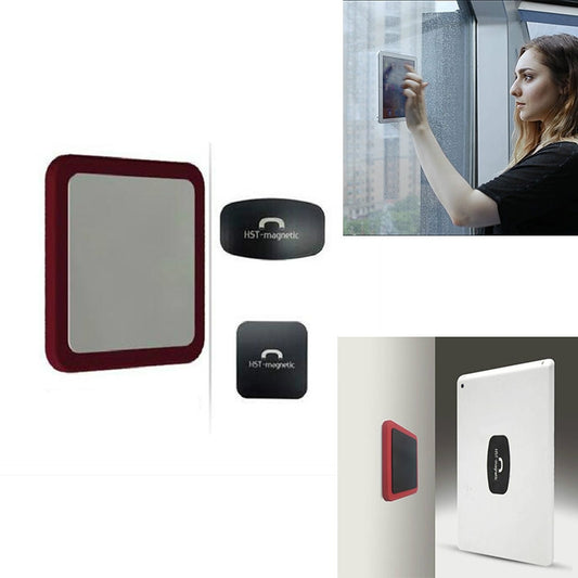 Wall-mounted iPad Magnetic Adsorption Universal Sticker Mobile Phone Wall Bracket(Red A) - Hand-Sticking Bracket by PMC Jewellery | Online Shopping South Africa | PMC Jewellery