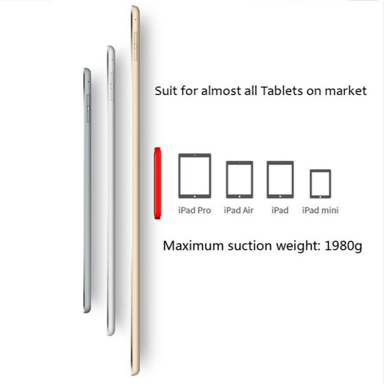 Wall-mounted iPad Magnetic Adsorption Universal Sticker Mobile Phone Wall Bracket(Red A) - free shipping - PMC TechLife - Order now!
