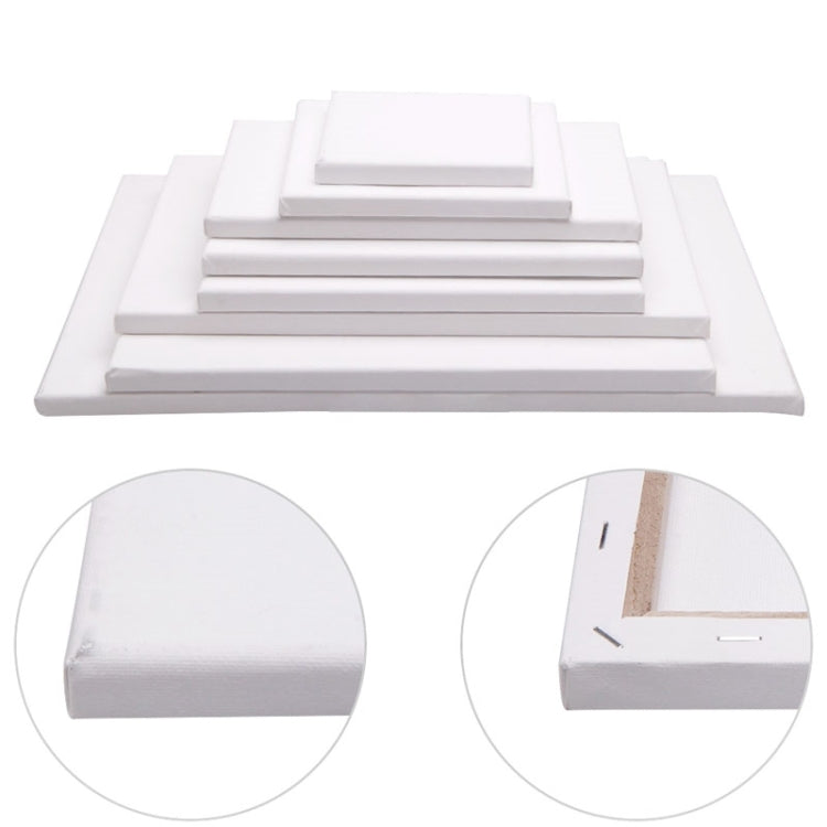 Oil Acrylic Paint White Blank Square Artist Canvas Wooden Board Frame, 15x15cm - Art Supplies by PMC TechLife | Online Shopping South Africa | PMC TechLife | Buy Now Pay Later Mobicred