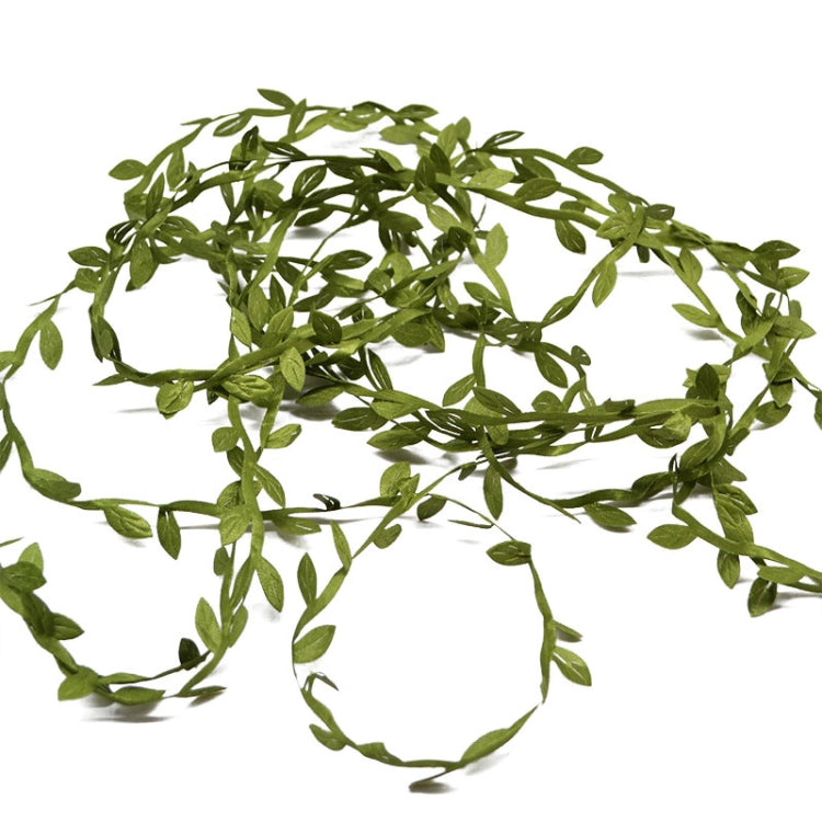 10 PCS Cloth Leaf Garland Decoration Accessories Green Leaf Cane Leaf Simulation DIY Garland Material, Size:5 Meters / Card - Decorative Flowers & Wreaths by PMC TechLife | Online Shopping South Africa | PMC TechLife | Buy Now Pay Later Mobicred
