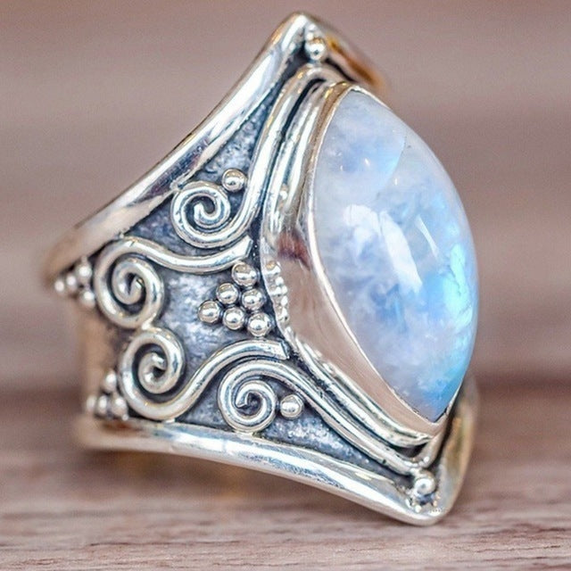 Buy Beautiful Larimar Stone Silver Ring, Original Larimar Ring, Real  Larimar Ring, AAA Larimar Silver Ring, Birthday Gift Larimar Ring, Rings  Online in India - Etsy