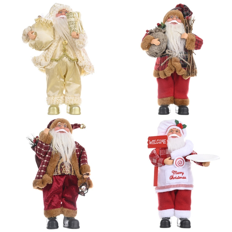 Christmas Decoration Standing Santa Claus Doll Christmas Backpack Old Man Doll Ornaments, Specification: Gift - Christmas Dolls by PMC TechLife | Online Shopping South Africa | PMC TechLife | Buy Now Pay Later Mobicred