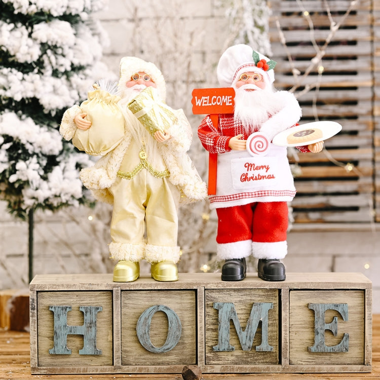 Christmas Decoration Standing Santa Claus Doll Christmas Backpack Old Man Doll Ornaments, Specification: Gift - Christmas Dolls by PMC TechLife | Online Shopping South Africa | PMC TechLife | Buy Now Pay Later Mobicred