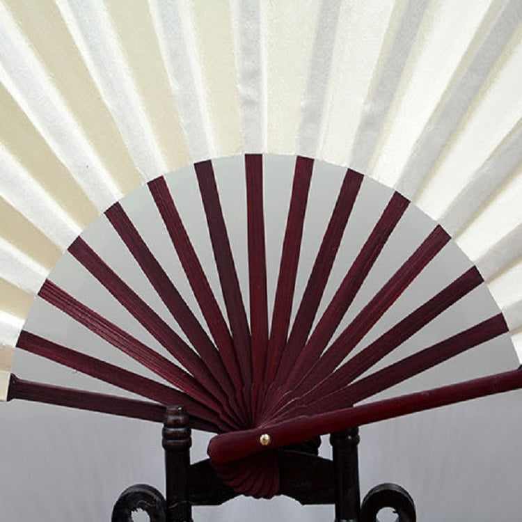 8 inch Pure Color Blank Silk Cloth Folding Fan Chinese Style Calligraphy Painting Fan(Black) - free shipping - PMC TechLife - Order now!