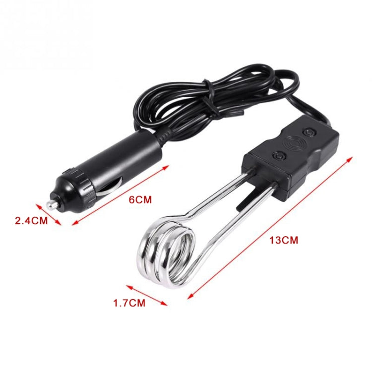 Portable 12V/24V Electric Car Boiled Immersion Water Heater Traveling Camping Picnic, Voltage:12V(Black) - Water Heaters & Accessories by PMC TechLife | Online Shopping South Africa | PMC TechLife