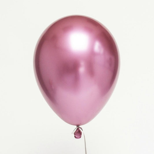 50 PCS 12inch Glossy Metal Pearl Latex Balloons Metallic Color Inflatable Air Ball Birthday Party Decor(Rose) - Balloons by PMC Jewellery | Online Shopping South Africa | PMC Jewellery