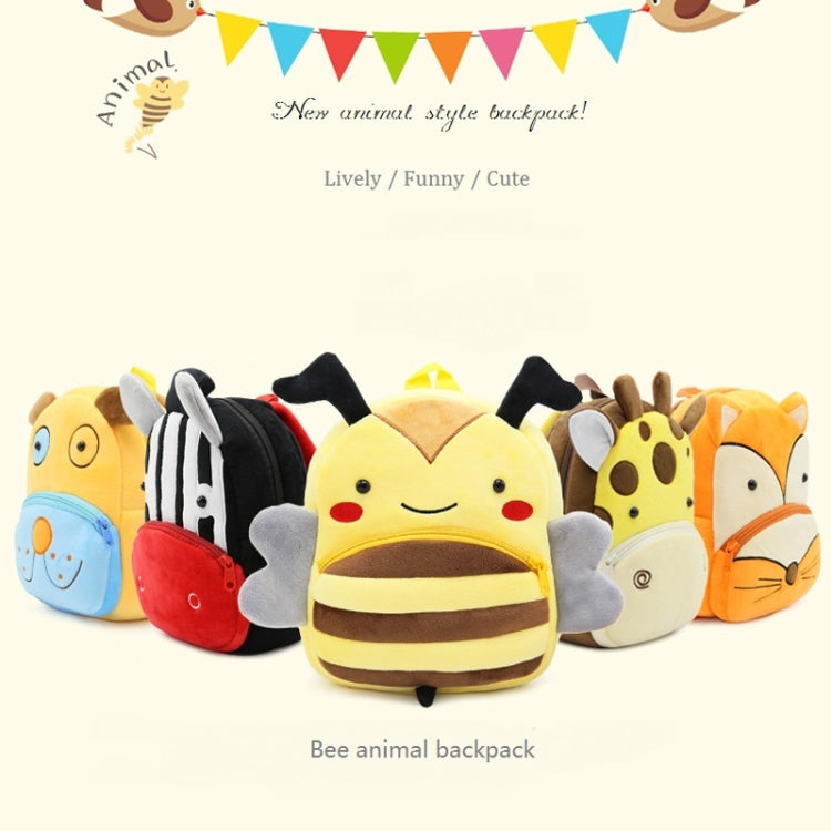 Kids 3D Animal Velvet Backpacks Children Cartoon Kindergarten Toys Gifts School Bags(Dog) - Kids Bags by PMC Jewellery | Online Shopping South Africa | PMC Jewellery