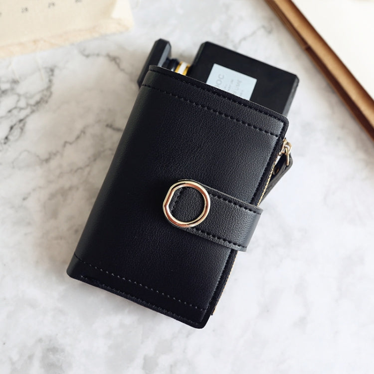 Women Wallets Small Fashion Leather Purse Ladies Card Bag For Female Purse Money Clip Wallet(Light Pink) - Wallets by PMC TechLife | Online Shopping South Africa | PMC TechLife