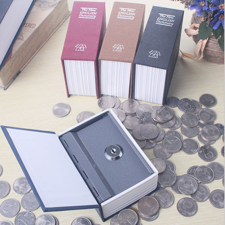 Mini Dictionary Safe Box Book Secret Security Lock Cash Money Coin Storage Jewellery key Locker(Yellow) - Safety Box by PMC TechLife | Online Shopping South Africa | PMC TechLife