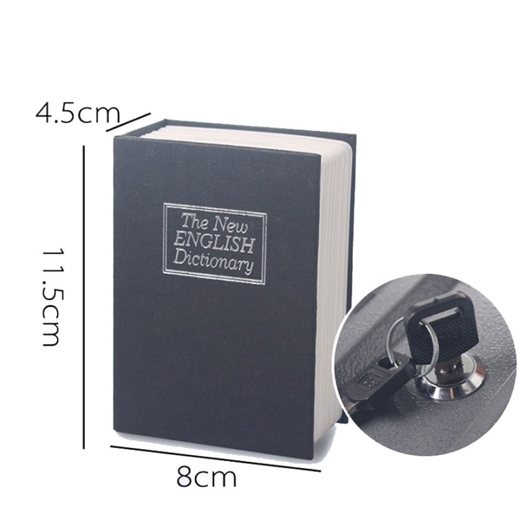 Mini Dictionary Safe Box Book Secret Security Lock Cash Money Coin Storage Jewellery key Locker(Yellow) - Safety Box by PMC TechLife | Online Shopping South Africa | PMC TechLife