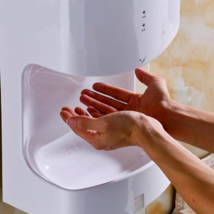 MODUN High Speed Fully Automatic Induction Intelligence Hand Dryer Hot and Cold Hand Dryer for Toilet, size:250*165*470MM(white) - free shipping - PMC TechLife - Order now!