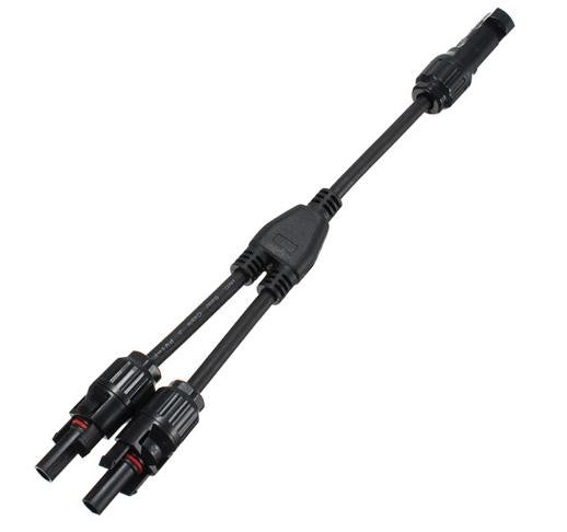 1 Pair MC4 Branch Y Adapter Connectors M/M/F and F/F/M for Solar Panels Cable(mc4) - Connectors by PMC TechLife | Online Shopping South Africa | PMC TechLife