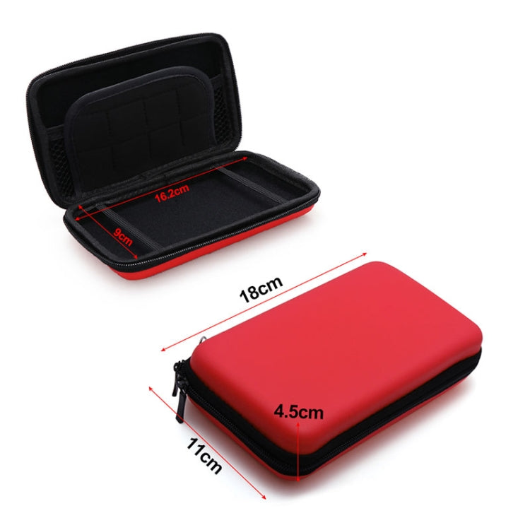 For Nintendo 2DS XL Hard EVA Protective Storage Case Cover Holder(Black) - Bags by PMC TechLife | Online Shopping South Africa | PMC TechLife | Buy Now Pay Later Mobicred