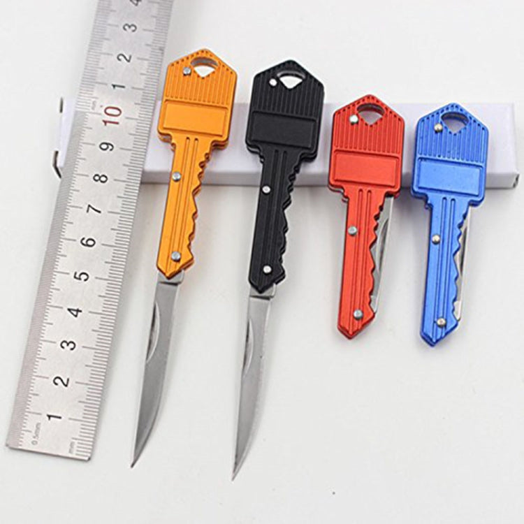 Key Chain Portable Folding Knife Peeler Mini Camping Key-shaped Self-defense Knife - Self-defense Protection by PMC Jewellery | Online Shopping South Africa | PMC Jewellery
