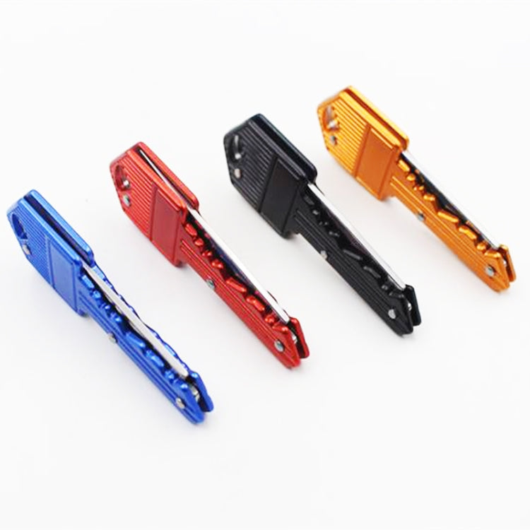 Key Chain Portable Folding Knife Peeler Mini Camping Key-shaped Self-defense Knife - Self-defense Protection by PMC Jewellery | Online Shopping South Africa | PMC Jewellery