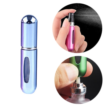 Portable Mini Aluminum Refillable Perfume Bottle Spray Empty Cosmetic Containers Atomizer, Capacity:5ml(Bright Blue) - Cosmetics bottle by PMC Jewellery | Online Shopping South Africa | PMC Jewellery